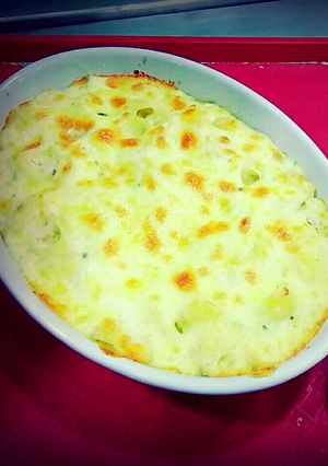 A picture of Spanish lasagna.