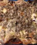 Chilaquiles rojos al horno