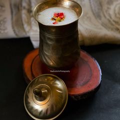 A picture of Punjabi style Lassi.