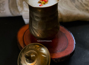 A picture of Punjabi style Lassi.