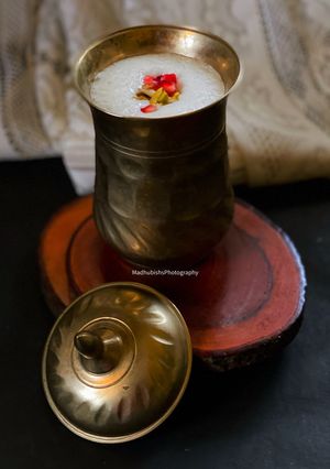 A picture of Punjabi style Lassi.