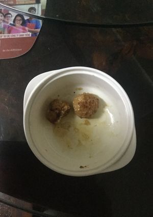 Hình của món Thịt gà viên cay ngọt nhồi phô mai tan chảy cho trẻ.