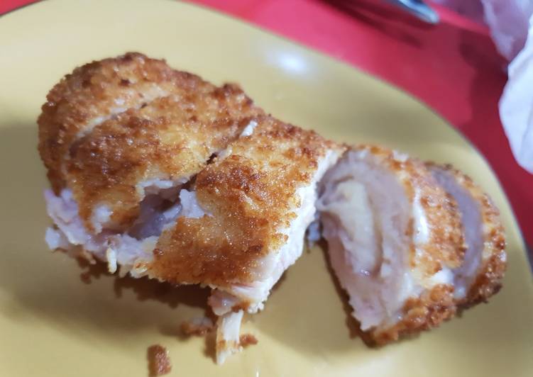 Bagaimana Membuat Chicken Bacon Cordon Bleu Anti Gagal