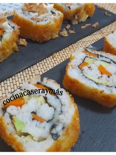 Una foto de Sushi rebozado