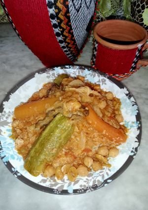 صورة لوصفة كسكسط شتوي 😋