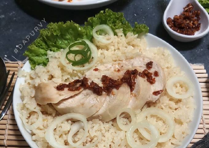 Rahasia Bikin NASI AYAM HAINAN / Hainan rice cooker Anti Gagal