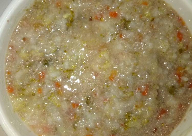 Bagaimana Menyiapkan Sup Hati Ayam Brokoli (MPASI 4 Bintang 8 Bulan+) Anti Gagal