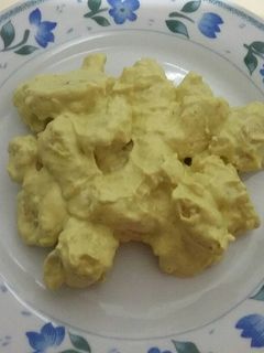 Una foto de Pollo al curry rápido