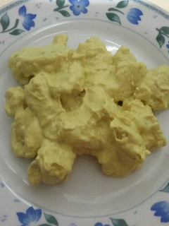 Una foto de Pollo al curry rápido