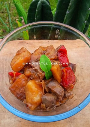 Foto resep Hati Kentang Saus Lada Hitam