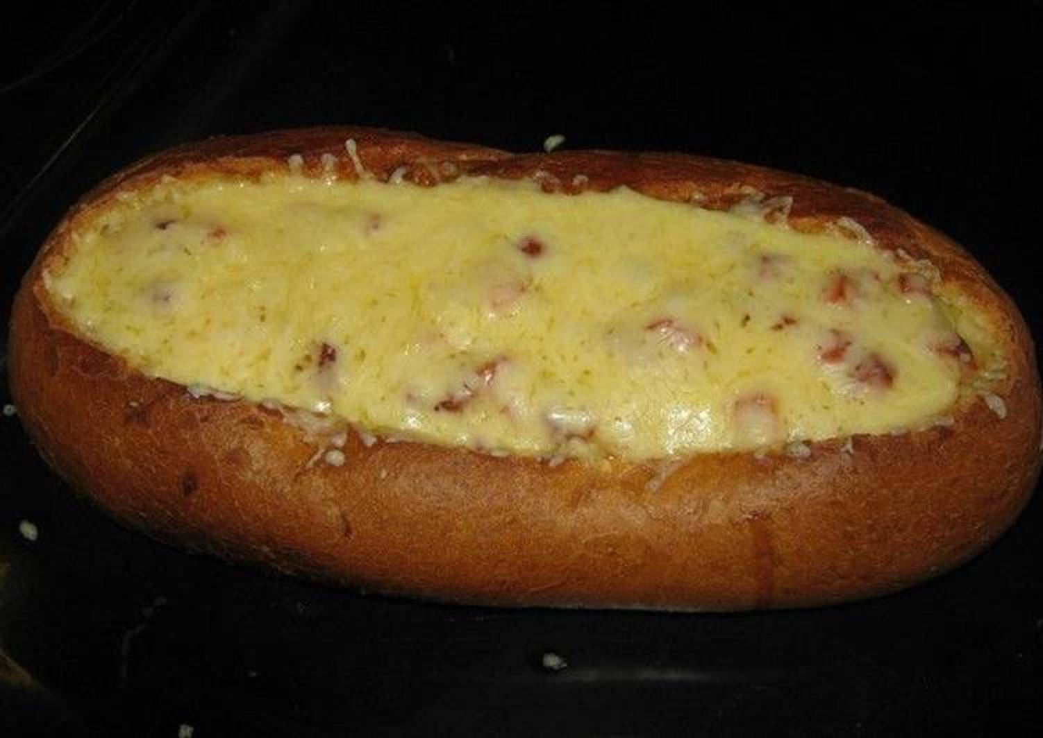 быстрая пицца в духовке на батоне с яйцом фото 81