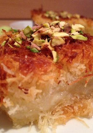 Künefe, török desszert recept fotója