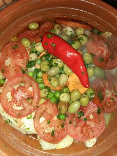 صورة لوصفة طاجين مغربي سوسي
