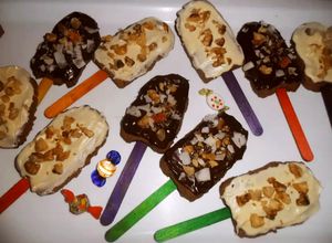Foto principal de Heladitos al horno con malteada de chocolate