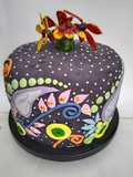 Pastel con fondant