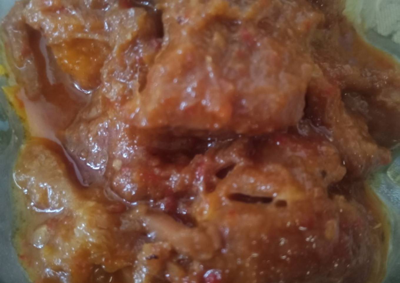 Rendang mix kentang