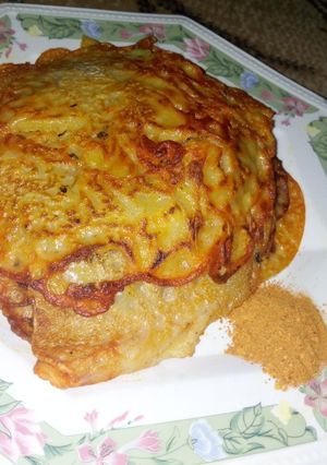 A picture of Wainar filawa fried with palm oil.