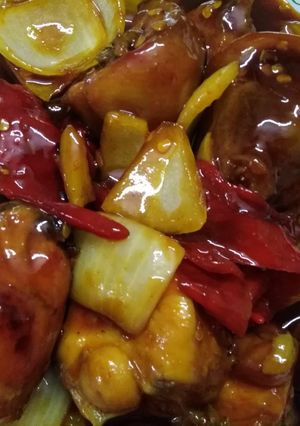 Foto resep Ayam masak saos pedas