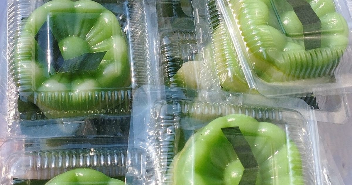 Kue lapis cetak, rasa pandan