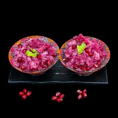 A picture of Pomegranate Granita.