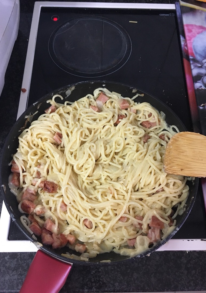 Una foto de Espagueti Carbonara (la auténtica receta)