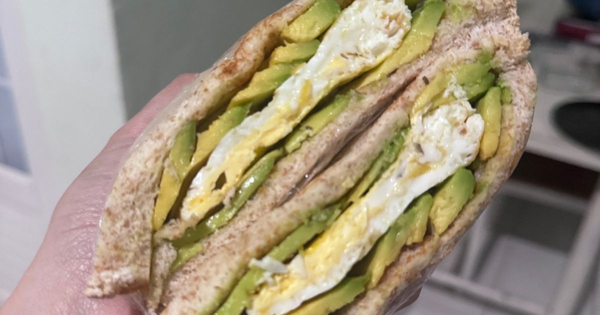 Avocado Egg Toast Menu Diet
