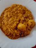 Arroz con vísceras de pollo 🐔