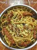 Beef Patty Aglio Olio