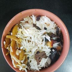 A picture of Kathal (Jackfruit)ki biryani.