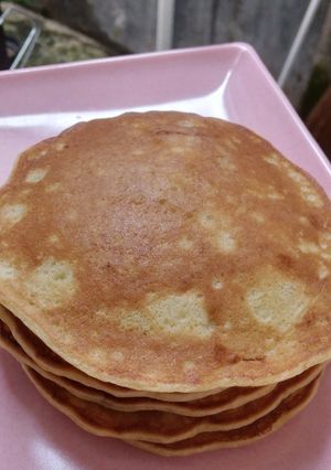 Foto resep Pancake Pisang Ala MamsKin