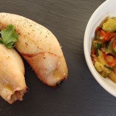 Stuffed squid (Calamari Ripieni) A picture of Stuffed squid (Calamari Ripieni).