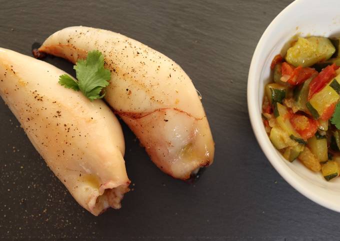 Stuffed squid (Calamari Ripieni)