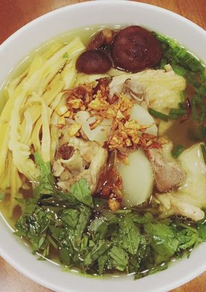 Hình của món Miếng Măng Gà.