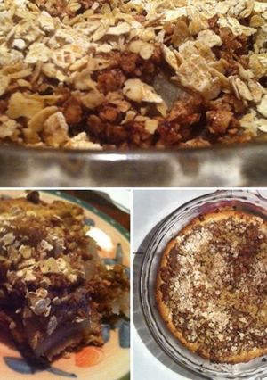 Una foto de CRUJIENTE DE CHAYOTA  "Fake Apple Crumble"
