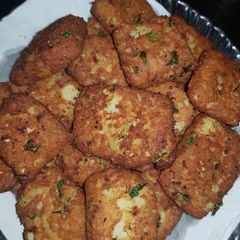 Besan allu snacks A picture of Besan allu snacks.