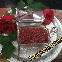 A picture of Beetroot Halwa.