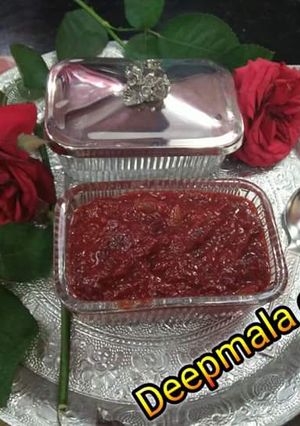 A picture of Beetroot Halwa.