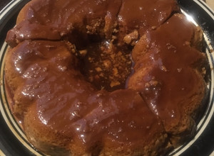 Una foto de Flan de café