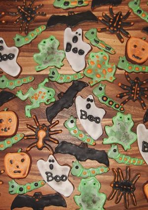 A picture of Frighteningly good melt in the mouth cookies.