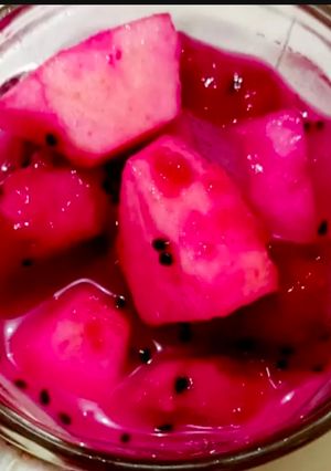 Foto resep Sop Buah Naga Merah