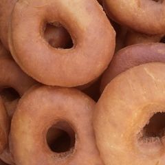 A picture of Plane doughnut by Hasiina's Treats.