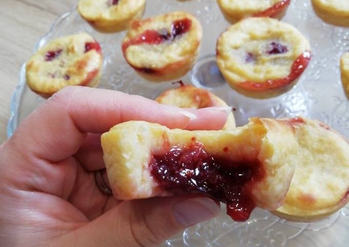 Muffins healthy SSA aux poires🍐et cœur confiture de figues 🤤
