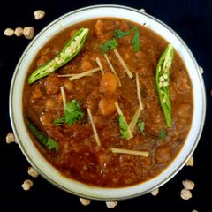 A picture of High protein Chole masala.