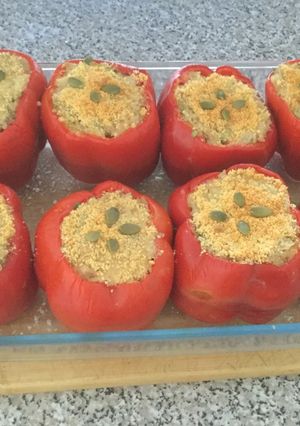 Una foto de Pimientos rellenos con atún