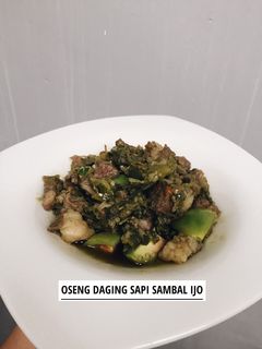 Foto resep Oseng Daging Sapi Sambal Ijo