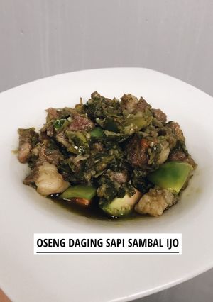 Foto resep Oseng Daging Sapi Sambal Ijo