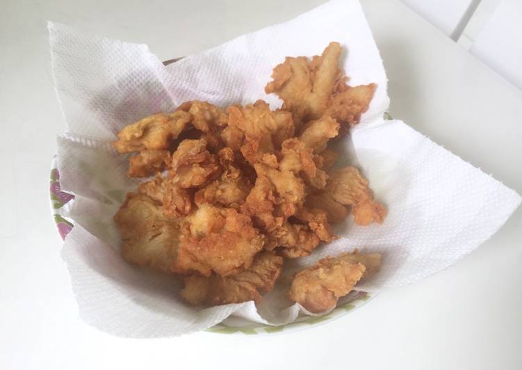 Bagaimana Membuat Jamur tiram goreng crispy yang Bikin Ngiler