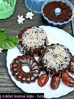 Foto resep Puding Coklat Kurma Keju