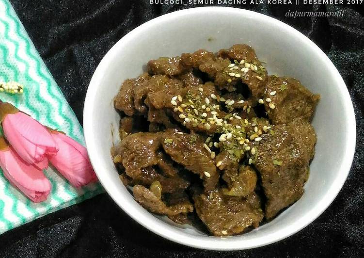 Bagaimana Membuat Bulgogi_semur daging ala korea yang Bisa Manjain Lidah