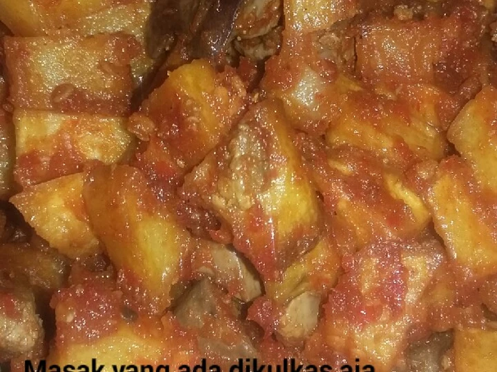 Langkah Mudah untuk Membikin Resep Sambel goreng kentang +ati ayam yang  Bikin Ketagihan Anti Ribet, Mantap Sekali